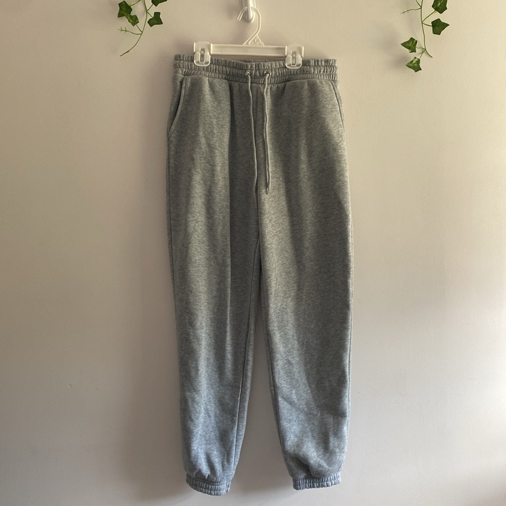 Gray sweatpants